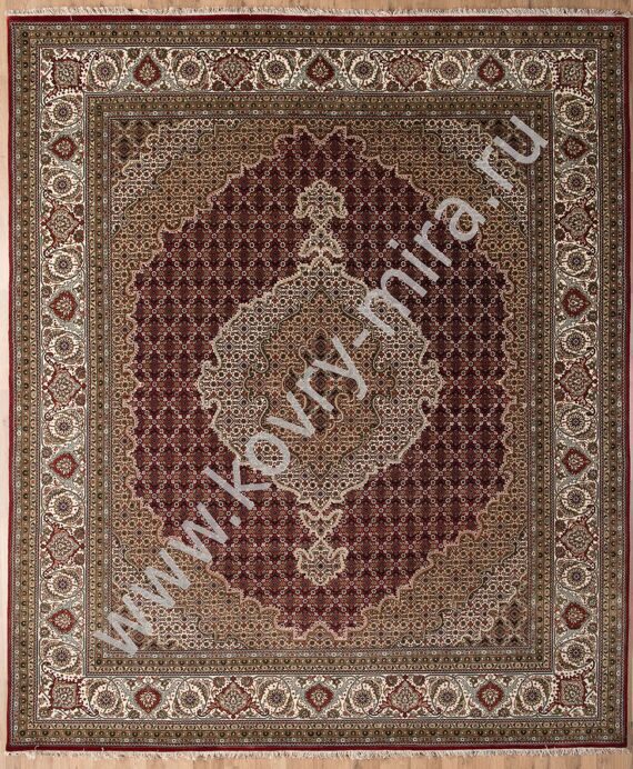 Индийский шерстяной Ковёр ручного производства  Mahi HQ ASR-842 Red Ivory