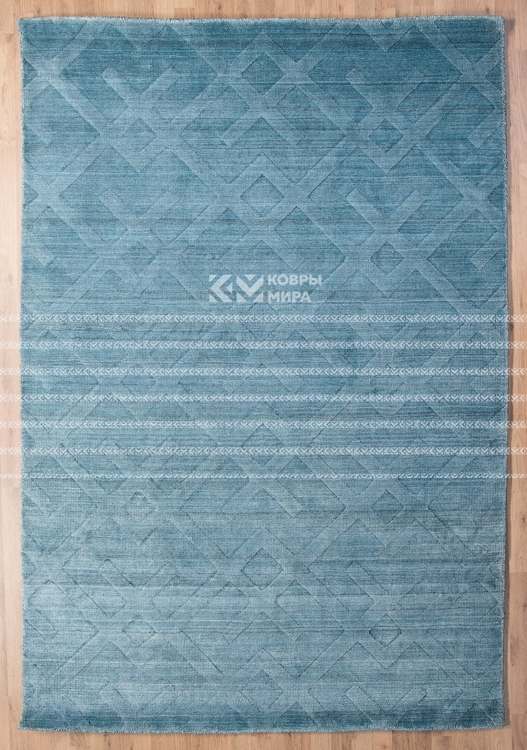 Индийский шерстяной Ковёр ручного производства  Wave HL-5026 Blue
